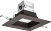 Lithonia 6JBK SQ 27K 90CRI ORB Square Direct-Wire Canless LED Recessed Downlight, 2700K Color Temperature, 11W, 740 Lumens, 90 CRI, Oil Rubbed Bronze