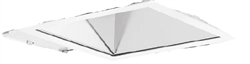 Lithonia LS4AR TRW LSS TRIM 4" Square Clear Downlight Reflector & Trim Semi Specular White Flange