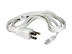 Lithonia UC 5FT POWERCORD WH M6 5' Power Cord and Plug White