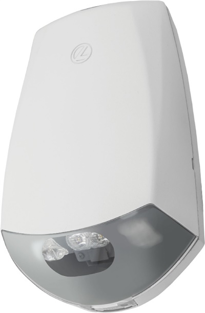Lithonia AFF OEL DNAXD UVOLT LTP SDRT WT CW Die-Cast Emergency Light, Normally-OFF with Internal Battery, Natural Aluminum Housing, 120-347VAC 50/60 Hz, Lithium Iron Phosphate Battery, Self-Diagnostic Remote Test, Wide Throw, Cold Weather