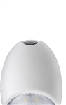 Lithonia AFO W MVOLT N SD  2.8W AFFINITY Oval Emergency Light, White Textured, 120-277V, Nicad Battery, Self-Diagnostics Testing