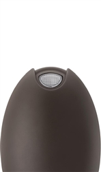 Lithonia AFO DB MVOLT N SD  2.8W AFFINITY Oval Emergency Light, Dark Bronze Textured, 120-277V, Nicad Battery, Self-Diagnostics Testing