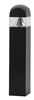 Lithonia ASBX 70M R5 277 DBLB LPI 70W Metal Halide Aeris Architectural Bollard Area Light, Smooth Series, Type V Distribution,  277V, Textured Black, Lamp Included