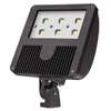 Lithonia DSXF3 LED 6 P1 30K NSP 277 THK DDBXD 129W D-Series Size 3 LED Floodlight, P1 Performance Package, 3000K Color Temperature, Narrow Spot Distribution, 277V, Knuckle With 3/4" NPT Threaded Pipe, Dark Bronze Finish