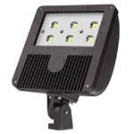 Lithonia DSXF3 LED 6 P2 50K MSP MVOLT THK DWHXD 183W D-Series Size 3 LED Floodlight, P2 Performance Package, Medium Spot Distribution, 120-277V, Knuckle With 3/4" NPT Threaded Pipe, White Finish