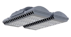 Lithonia DSXPGT LED 60C 530 40K T5M MVOLT DWHXD Parking Garage Tandem LED Light, 6 Engines, 530mA, 4000K Color Temperature, Type V, Medium Distribution, 120-277V, White