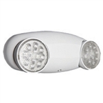 Lithonia-ELM2 LED HO Two 1.5W/3.6V White LED Thermoplastic Emergency Light, White Housing, High-Output Ni-Cad Battery for 6W Remote Capacity