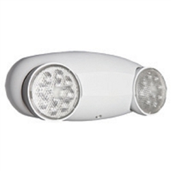 Lithonia-ELM2 LED SD Two 1.5W/3.6V White LED Thermoplastic Emergency Light, White Housing, Self-Diagnostic