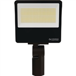 Lithonia ESXF4 ALO SWW2 YS DDB LED Floodlight, Adjustable 16000 Lumens, 18000 Lumens, 20000 Lumens Output, Switchable 3000K, 4000K, 5000K Color Temperature, Dusk-to-Dawn Operation PE, 120-277V, 80 CRI, Yoke and SlipFitter