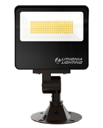 Lithonia ESXF1 ALO SWW2 KY DDB LED Floodlight, Adjustable 1500 Lumens, 3000 Lumens, 5000 Lumens Output, Switchable 3000K, 4000K, 5000K Color Temperature, Dusk-to-Dawn Operation PE, 120-277V, 80 CRI, Knuckle & Yoke  Mounting