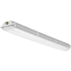 Lithonia FEM L48 10000LM IMAFL WD MVOLT GZ10 35K 80CRI 80W 48" LED Low-Profile Enclosed and Gasketed Industrial Light, 10000 Lumens, Acrylic Linear Ribbed Frosted Lens, Wide Distribution, 120-277V, 0-10V Dimming, 3500K, 80CRI