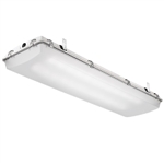 Lithonia FHE L48 18000LM PCL MD MVOLT GZ10 50K 80CRI 115W LED Vapor Tight Fixture, 18000 Lumens, Clear Polycarbonate, Medium Distribution, 120-277V, 0-10V Dimming, 5000K, 80 CRI