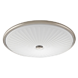 Lithonia FMDCGL 16 20830 BN M4 23 Watts 1400 Lumens LED Indoor Ceiling 17 inches Round Flush Mount Brushed Nickel 4000K