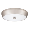 Lithonia FMDDHL 14 20840 BN M4 23 Watts 1650 Lumens LED Indoor Ceiling 14 inches Round Flush Mount Brushed Nickel 3000K