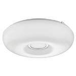 Lithonia FMKMRL 14 20830 KR M4 23 Watts 1588 Lumens LED Indoor Ceiling 14 inches Round Flush Mount Chrome Finish 3000K