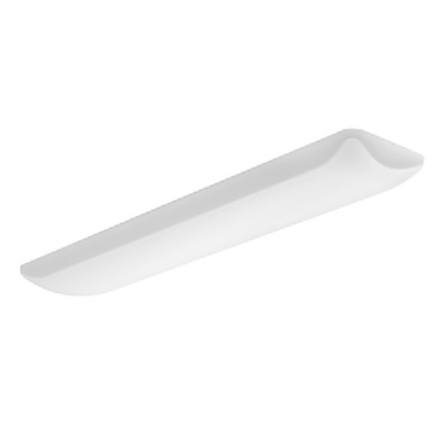 Lithonia FMLL 14IN 30K 80CRI 45W 14" LED Litepuff Linear Low Profile Flush Mount, 120V, 3000K Color Temperature, 80 CRI, White Finish