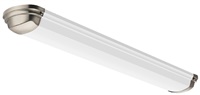 Lithonia FMLLBHL 48IN 30K 80CRI BN 94W 48" Linear LED Flush Mount, 3000K Color Temperature, 80 CRI, Brushed Nickel