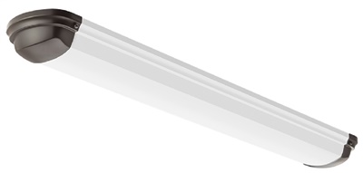 Lithonia FMLLBHL 48IN 30K 80CRI BZ 94W 48" Linear LED Flush Mount, 3000K Color Temperature, 80 CRI, Bronze