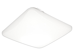 Lithonia FMLSL 14 20840 M4 24 Watts 1600 Lumens LED Indoor Ceiling 14 inches Low Profile Square Flush Mount White Finish 4000K