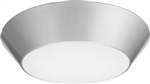 Lithonia FMMLS 7 SWW2 DNA LED Indoor Ceiling 7 inches Round Flush Mount 3000K/4000K/5000K CCT Switchable Natural Aluminum Finish