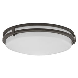 Lithonia FMSATL 13 14830 BZA M4 16 Watts 925 Lumens LED Indoor Ceiling 13 inches Round Flush Mount Antique Bronze 3000K