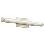 Lithonia FMVCAL 36IN MVOLT 30K 90CRI BN M4 Lithonia Contemporary Arrow Vanity 26 Watt 1900 Lumens 3000K Warm White 36" Length 90 CRI Brushed Nickel