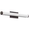 Lithonia FMVCCL 24IN MVOLT 30K 90CRI BN M6 Lithonia Contemporary Cylinder Vanity 18 Watt 1300 Lumens 3000K Warm White 24" Length 90 CRI Brushed Nickel