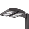 Lithonia HLA LED P1 30K T1S 347 SPA DBLXD High Lumen Area LED Light P1 Performance Package, 3000K Color, Type I Short Distribution, 347V, Square Pole Mounting, Black