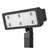 Lithonia HLF1 LED P3 40K NSP 277 IS PER DWHXD 295W High Lumen LED Floodlight, 5000K Color Temperature, Narrow Spot Distribution, 277V, Integral Slipfitter Mounting, NEMA Twist-Lock Receptacle, White Finish