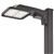 Lithonia KAX1 LED P1 50K R5 347 RPA DDBTXD Area Light 50W 5000K Color, Type 5 Distribution, 347V Round Pole Mounting, Textured Dark Bronze