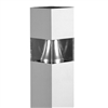 Lithonia KBS6 70S R5 120 DGC LPI 6" Square Architectural Bollard, 70W High Pressure Sodium, Type V Distribution, 120V, Magnetic Ballast, Charcoal Gray Finish, Lamp Included