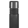 Lithonia KBD8 100M R5 347 DBLXD LPI 8" Soft Corner Round Architectural Bollard, 100W Metal Halide, Type V Distribution, 347V, Super Durable Black Finish, Lamp Included