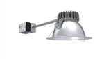 Lithonia LBR6 ALO2 SWW1 AR TRW LSS MWD MVOLT UGZ 6" Round Retrofit Downlight, 1000/1500/2000 Adjustable Lumens, Switchable CCT 3000K-3500K-4000K-5000K, White Painted Flange and Semi-Specular Relfector, Med Wide Distribution, 120-277V, Universal Dim to 10%
