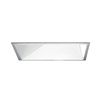 Lithonia LS6AR TRW LS TRIM 6 Inch Square Clear Downlight LED Trim, White Reflector Flange, Specular Finish