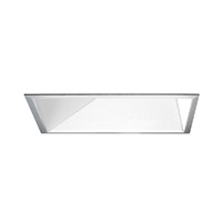 Lithonia LSW6AR LS TRIM 6 Inch Square Clear Wallwash LED Trim, Self-Flanged Specular Finish