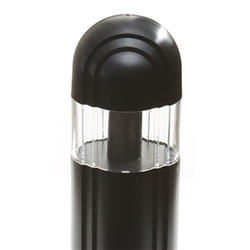 Lithonia MRBX 100M SYM TB LPI 100W Metal Halide Omero Architectural Bollard Area Light, Type V Symmetric Distribution, Multi-Tap Ballast, Lamp Included, Dark Bronze Finish