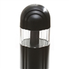 Lithonia MRBX 100S SYM 277 DBLB LPI 100W High Pressure Sodium Omero Architectural Bollard Area Light, Type V Symmetric Distribution, 277V, Lamp Included, Black Finish