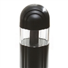 Lithonia MRBX 50M SYM 277 DBLBXD LPI 50W Metal Halide Omero Architectural Bollard Area Light, Type V Symmetric Distribution, 277V, Lamp Included, Textured Black Durable Finish