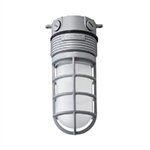 Lithonia OLVTCM M6 600 Lumens LED Jelly Jar Fixture 15 Watt 4000K Frosted Lens Wet Location 120-277V