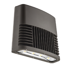 Lithonia OLWX2 LED 90W 40K DDB 90W LED Wallpack, 4000K Color Temperature, 120-277V, Dark Bronze Finish