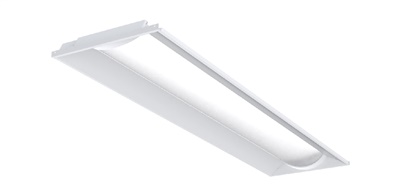 Lithonia STAK 1X4 3000LM 80CRI 35K COL MIN10 ZT MVOLT 1'x4' LED Center Element Lay-In 3000 Lumens, 80 CRI, 3500K Color Temperature, Curved Opal Lens, Dims to 10%, 0-10V Dimming, 120-277V