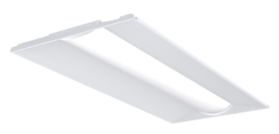 Lithonia STAK 2X4 5000LM 80CRI 30K COL MIN10 ZT MVOLT 2'x4' LED Center Element Lay-In 5000 Lumens, 80 CRI, 3000K Color Temperature, Curved Opal Lens, Dims to 10%, 0-10V Dimming, 120-277V