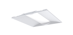 Lithonia STAK 2X2 4000LM 80CRI 35K COL MIN10 ZT MVOLT E10WLCP 2'x2' LED Center Element Lay-In 4000 Lumens, 80 CRI, 3500K Color Temperature, Curved Opal Lens, Dims to 10%, 0-10V Dimming, 120-277V, 10W Battery Pack