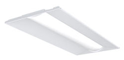 Lithonia STAK 242 4000LM 80CRI 35K COL MIN10 ZT MVOLT E10WLCP 2'x4' LED Center Element Lay-In 4000 Lumens, 80 CRI, 3500K Color Temperature, Curved Opal Lens, Dims to 10%, 0-10V Dimming, 120-277V, 10W Battery Pack