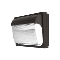 Lithonia TWX2 LED ALO 50K MVOLT DDBTXD Outdoor LED Wallpack Adjustable Light Output 5000K, in Dark Bronze