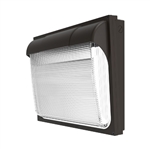 Lithonia TWX3 LED ALO 50K MVOLT PE DDBTXD Outdoor LED Wallpack Adjustable Light Output 5000K with Photocell, in Dark Bronze