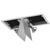 Lithonia VEL12150 H5012 12V 150W Concealed Emergency Lighting Unit, Double Door, 50W/12V Halogen MR16