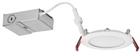 Lithonia WF4 LED 35K MVOLT MW M6 4" Wafer-Thin Housing-Free LED Downlight, Baffle Trim, 3500K, 120-277V, Matte White