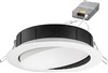 Lithonia WF6 ADJ LED 27K30K35K 90CRI ORB M6 6" Gimbal Wafer-Thin Housing-Free LED Downlight, IC/ Non-IC, New Construction/ Remodel, Switchable Color Temperature, 2700K, 3000K, 3500K, 90 CRI, Oil-Rubbed Bronze