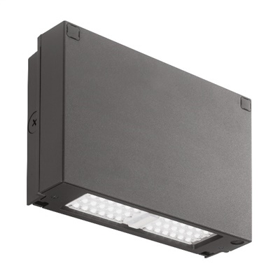 Lithonia WPX1 LED P1 50K MVOLT E14WC DWHXD 11W LED Wallpack, 1550 Lumens, 5000K Color Temperature, 120-277V, 4W -20 Degree Celcius Emergency Battery Backup, White